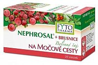 Nephrosal+brusinky bylinný čaj 20x1.5g Fytopharma