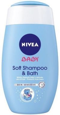 NIVEA Baby šamp.a pěna do koupele 2v1 200ml 80552