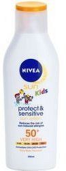 NIVEA SUN Dětské mléko opalov. Sensit. OF50+ 200ml