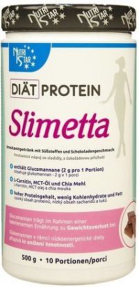 NUTRISTAR Diät Protein SLIMETTA 500g - čokoláda