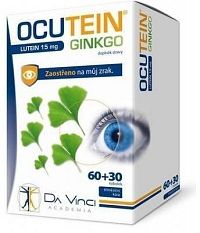 Ocutein Ginkgo Lutein 15 mg Da Vinci tob.60+30