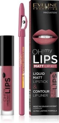 Oh my lips - lesk + konturovací tužka - 06 Cashmere rose