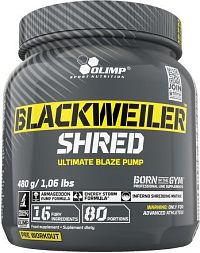 OLIMP BLACKWEILER SHRED, předtréninková směs, EXOTIC ORANGE, 480g