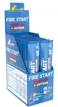 OLIMP, FIRE START™, ENERGY GEL+CAFFEINE, 36g, Černý rybíz