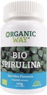 Organic WAY Spirulina Bio 100g tbl.400