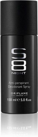 Oriflame Antiperspirant deodorant ve spreji S8 Night 150ml