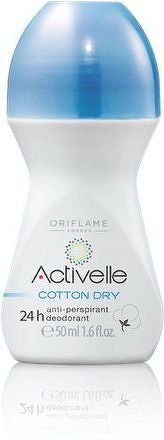 Oriflame Kuličkový antiperspirant deodorant Activelle Coton Dry 24h 50ml