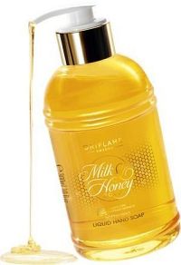 Oriflame Zjemňující tekuté mýdlo na ruce Milk & Honey Gold 300ml