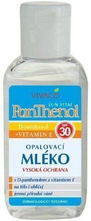Panthenol ochrann? opalovac? ml?ko OF 30 - cestovn? balen?  50ml
