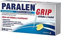Paralen Grip chřipka a kašel 500/15/5mg tbl.flm.24