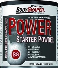 Power Starter Powder, energetický nápoj, 400 g, Weider, Red Fruits