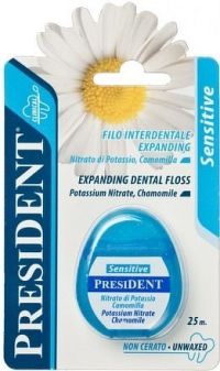 PresiDENT Sensit. Expanding Dent.niť nevoskov. 25m