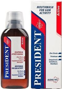 PresiDENT Ústní voda Active astring.antibakt.250ml