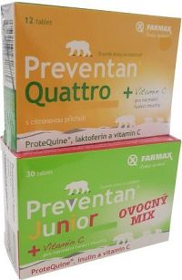Preventan Junior ov.mix tbl.30+Quattro citr.tbl.12