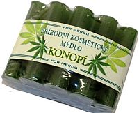 Přír. kosmetické mýdlo glycer.extrakt KONOPÍ 100g