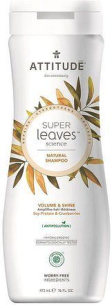Přírodní šampón ATTITUDE Super leaves s detoxikačním účinkem - lesk a objem pro jemné vlasy 473 ml