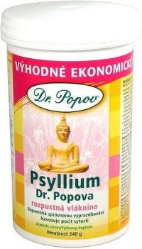 Psyllium indická rozpustná vláknina 240g Dr.Popov