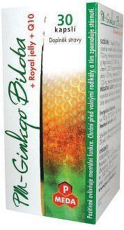 Purus Meda PM Ginkgo Biloba + royal jelly + Q10 30 kapslí