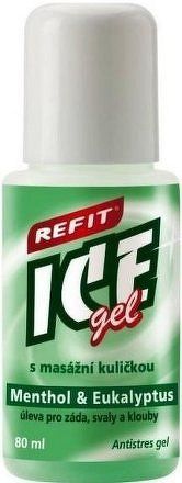 Refit Ice gel roll-on Eukalypt na krční páteř 80ml