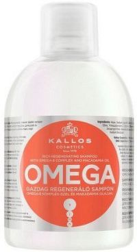 Regenerační šampon s omega-6 komplexem a makadamia olejem (Omega Hair Shampoo) 1000 ml