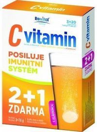Revital C vitamin 3x20 eff.tablet 2+1 zdarma