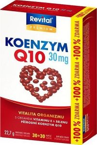 Revital Koenzym Q10 30mg+Se+vit.E cps.30+30 zdarma