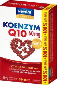 Revital Koenzym Q10 60mg+Se+vit.E cps.30+30 zdarma