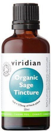 Sage Tincture 50ml Organic (Šalvěj lékařská Bio tinktura)