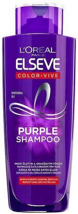 Šampon pro melírované, blond a stříbrné vlasy Elseve Color-Vive Purple (Shampoo) 200 ml