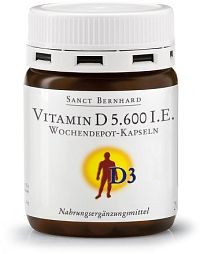 Sanct Bernhard Vitamin D 5.600 IU postupné uvolňování 26 kapslí