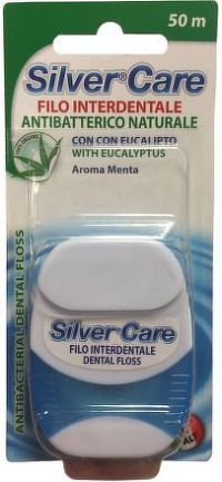 Silver Care Dentální nit fluorid a stříbro 50m