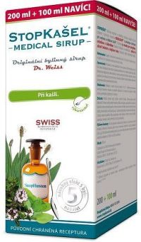 STOPKAŠEL Medical sirup Dr.Weiss 200+100ml NAVÍC