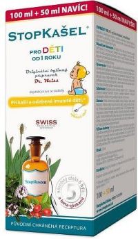 STOPKAŠEL sirup Dr. Weiss PRO DĚTI 100+50ml NAVÍC