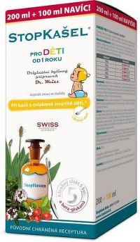STOPKAŠEL sirup Dr. Weiss PRO DĚTI 200+100ml NAVÍC