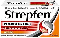 Strepfen Pomeranč bez cukru 8.75mg pastilky 24ks