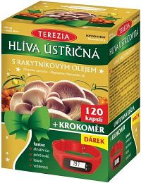 TEREZIA Hlíva ústř.s rak.olejem cps.120+krokoměr
