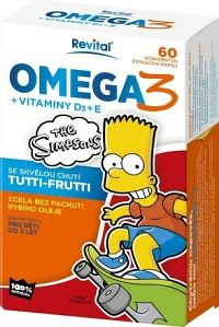 The Simpsons Omega 3+vitaminy D a E cps.60