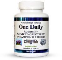 TheraTech Vápník z mořských řas+vitD+hořčík 100cps