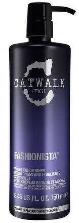 TIGI Catwalk Fashionista Violet Conditioner Kondicionér pro blond a světlé vlasy 250 ml