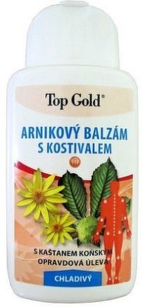 TOP GOLD Arnikový balzám s kostivalem-chlad.200ml