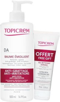Topicrem AD zvláč.balzám 500ml+vyživ.mycí gel 75ml