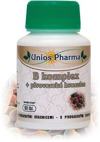 Uniospharma B komplex+pivovarské kvasnice tbl.90