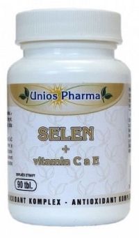 Uniospharma SELEN + vitamin C a E tbl.90
