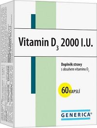 Vitamin D3 2000 I.U. cps.60 Generica