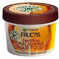 Vyhlazující maska na nepoddajné vlasy Fructis (Macadamia Hair Food) 390 ml
