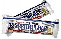 WEIDER, 32% Protein Bar, 60 g, Jahoda