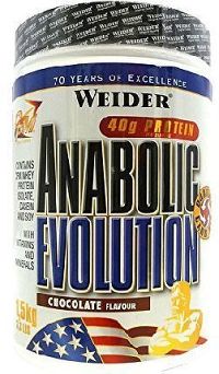 Weider Anabolic Evolution, 1,5 kg, Jahoda