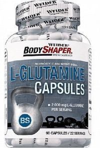 Weider L-Glutamine Caps, 90 kapslí