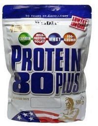 Weider, Protein 80 Plus, 500 g, Lískový oříšek