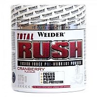 Weider, Total Rush Fusion Force Pre-Workout Powder, 375 g, Brusinka